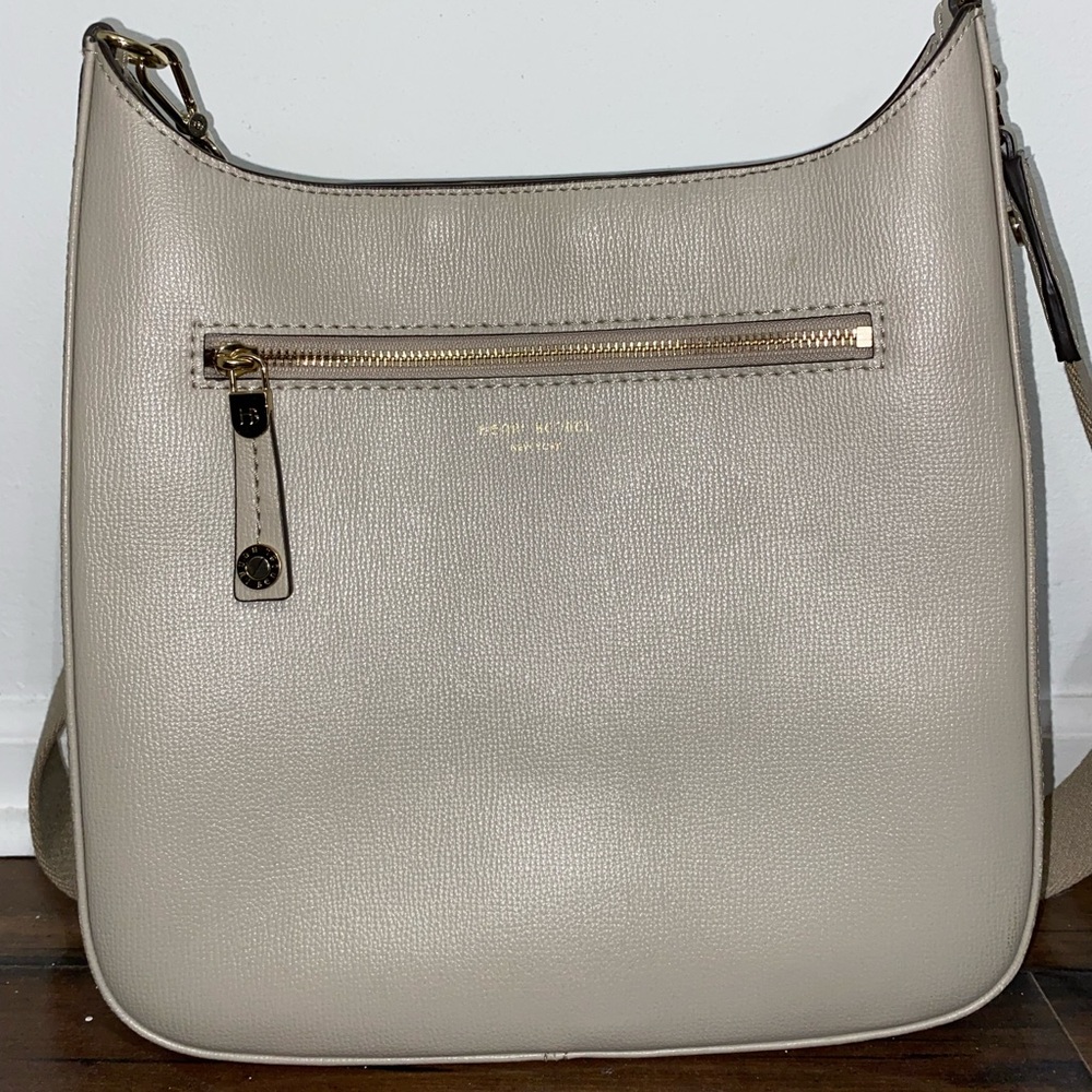 Henri Bendel Bowery Messenger Bag/Beige